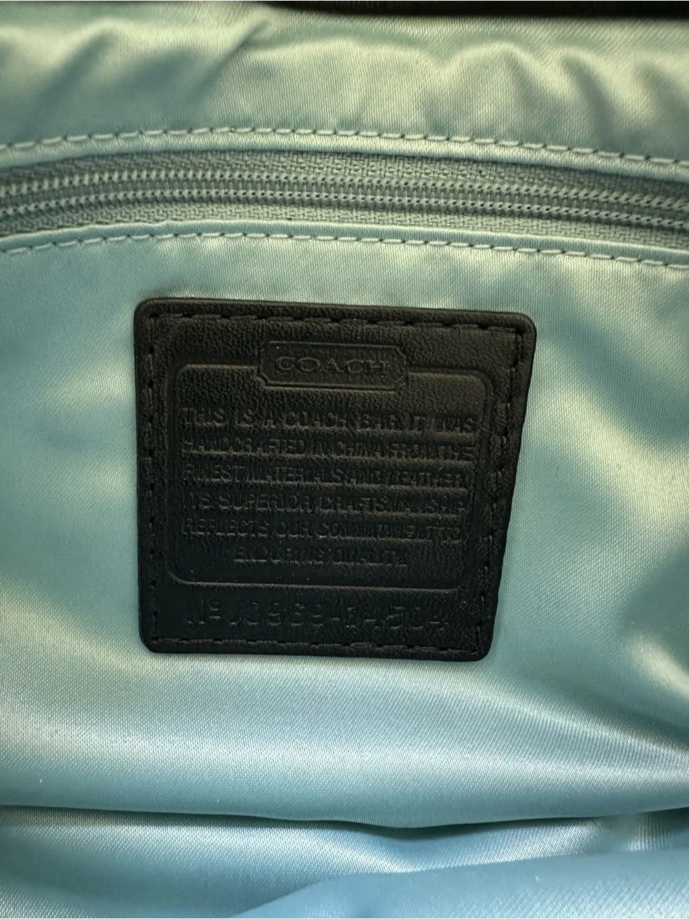Coach Black Shoulder Bag with Silver Turn-Lock - Picture 3 of 10